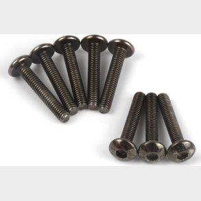 Button Head Screw M2.5x15mm (hex/socket/8pcs) - Mv151120 - Maverick Rc