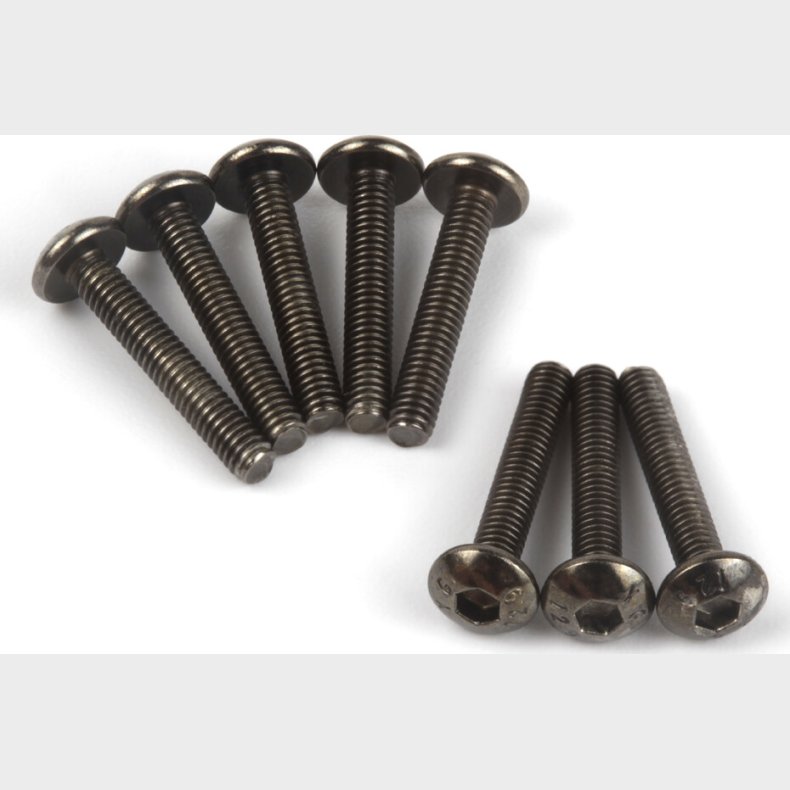 Button Head Screw M2.5x15mm (hex/socket/8pcs) - Mv151120 - Maverick Rc