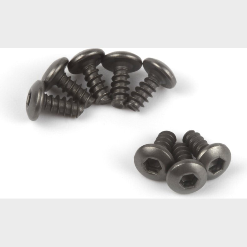 Button Head Screw M2.6x6mm (hex/socket/8pcs) - Mv151119 - Maverick Rc