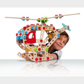 Edu-Toys | Byggest i tr - spand med 225 dele