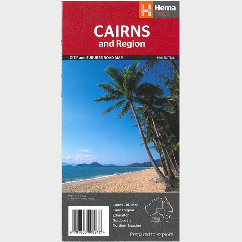 Hema Maps - Cairns And Region - English book