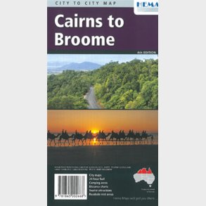 Hema Maps - Cairns To Broome On The Savannah Way - English book