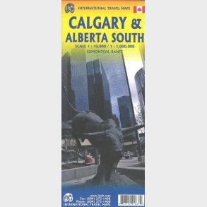 Calgary & Southern Alberta Travel Reference Map - English book