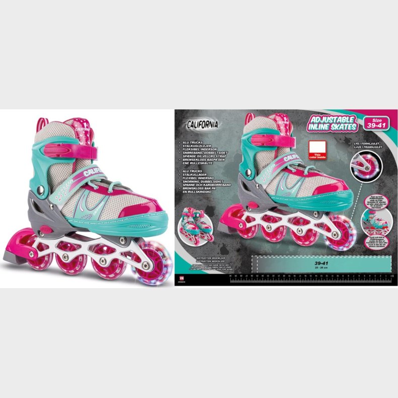 California - Inliner M/lys Str 39-41 - Grn