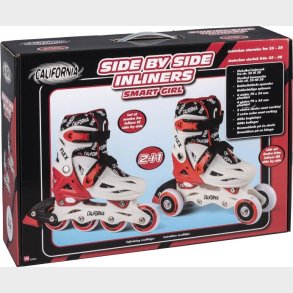 California - 2-i-1 Rullesk�jter Til B�rn - Smart Girl - Str. 35-38
