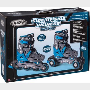 California - 2-i-1 Rullesk�jter Til B�rn - Tuff Guy - Str. 31-34