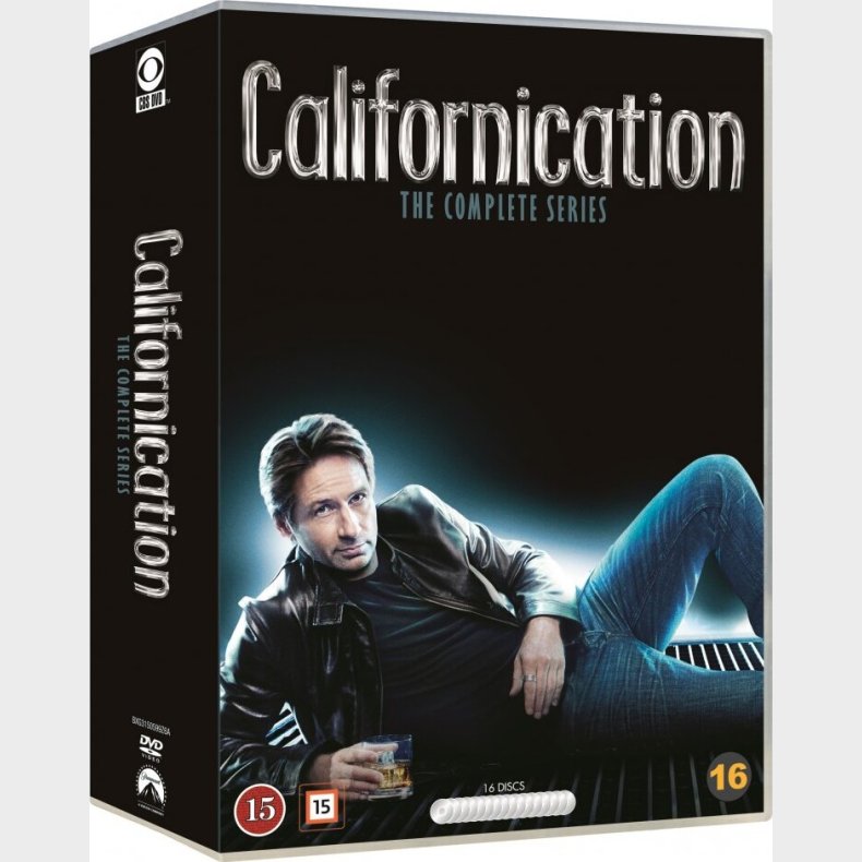 Californication Box - Komplet - Sson 1-7 - DVD - Tv-serie