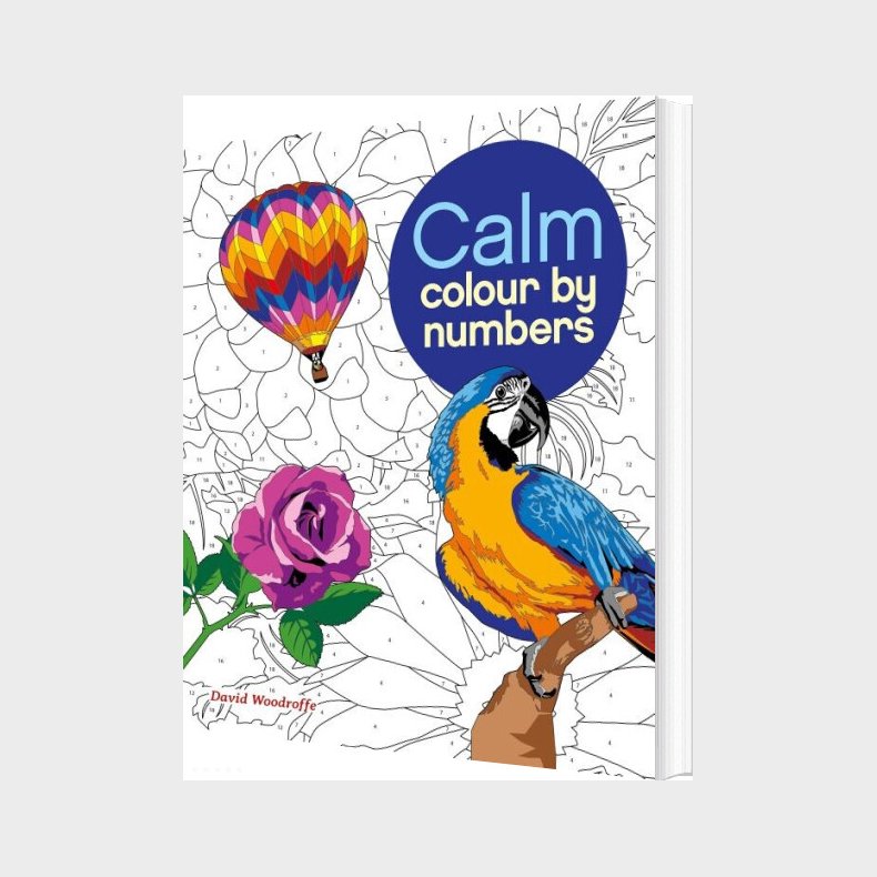 Calm Colour By Numbers - David Woodroffe - English Book