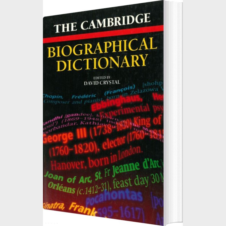 Cambridge Biographical Dictionary - David Crystal - English Book