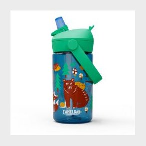 Camelbak Thrive Flip Straw Kids 14oz - Friendly Forest - Str. .4L / 14 oz - Drikkeflaske