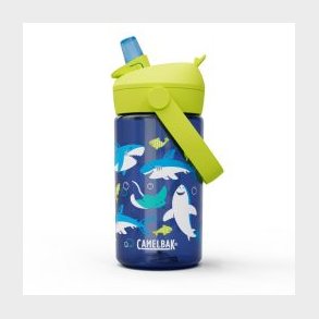 Camelbak Thrive Flip Straw Kids 14oz - Sharks and Rays - Str. .4L / 14 oz - Drikkeflaske