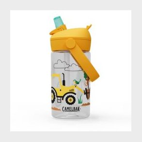Camelbak Thrive Flip Straw Kids 14oz - Tractors and Trees - Str. .4L / 14 oz - Drikkeflaske