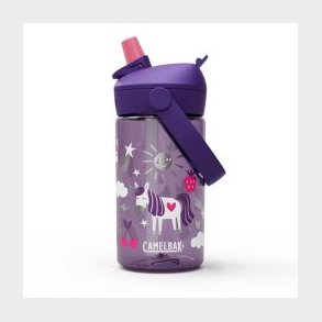Camelbak Thrive Flip Straw Kids 14oz - Unicorn Party - Str. .4L / 14 oz - Drikkeflaske