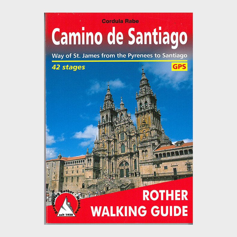 Camino De Santiago - Rother Walking Guide - Cordula Rabe - English Book