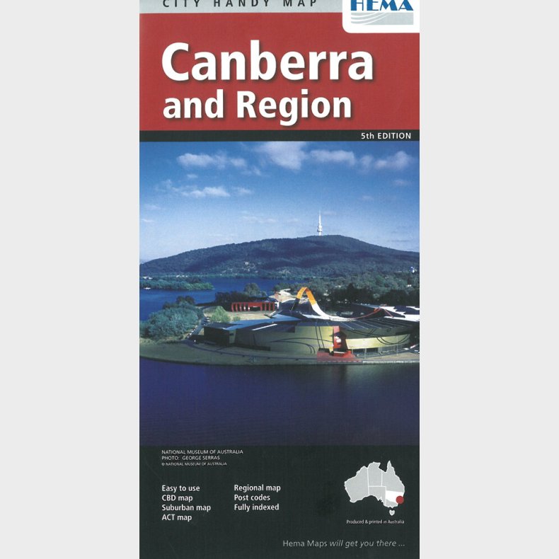 Hema Maps - Canberra & Region - English book