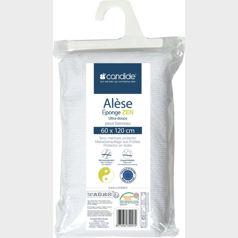 Candide - Bambus Madrasbeskytter - 60x120 Cm