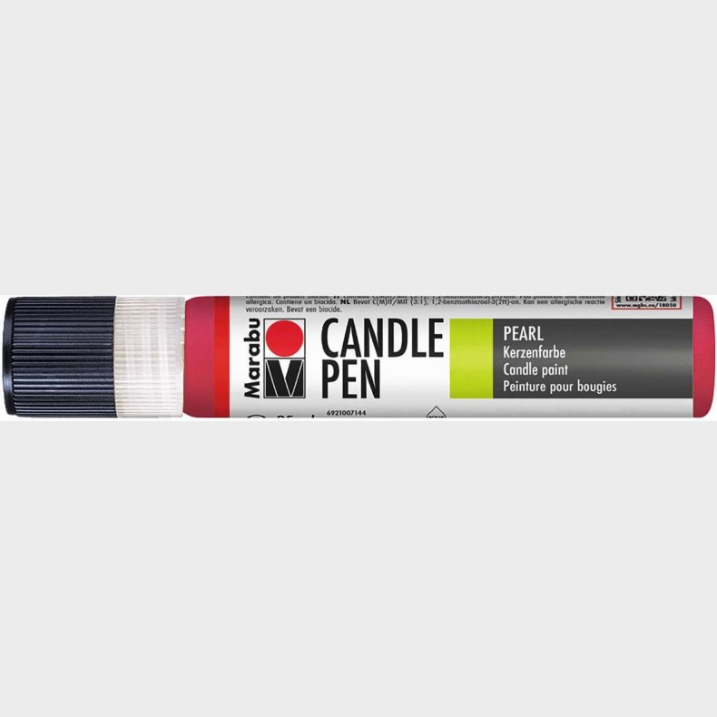 Marabu - Candle Pen - Maling Til Stearinlys - R�d - 25 Ml