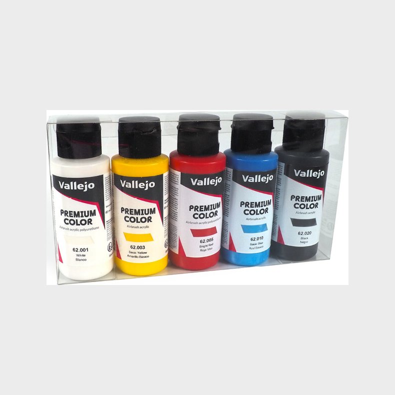 Vallejo - Premium Airbrush Maling S�t - Candy - 5x60 Ml