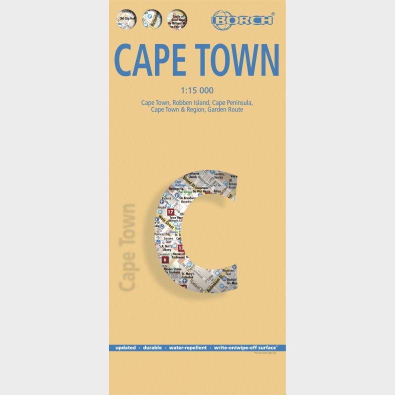 Cape Town - Borch Maps  - English book