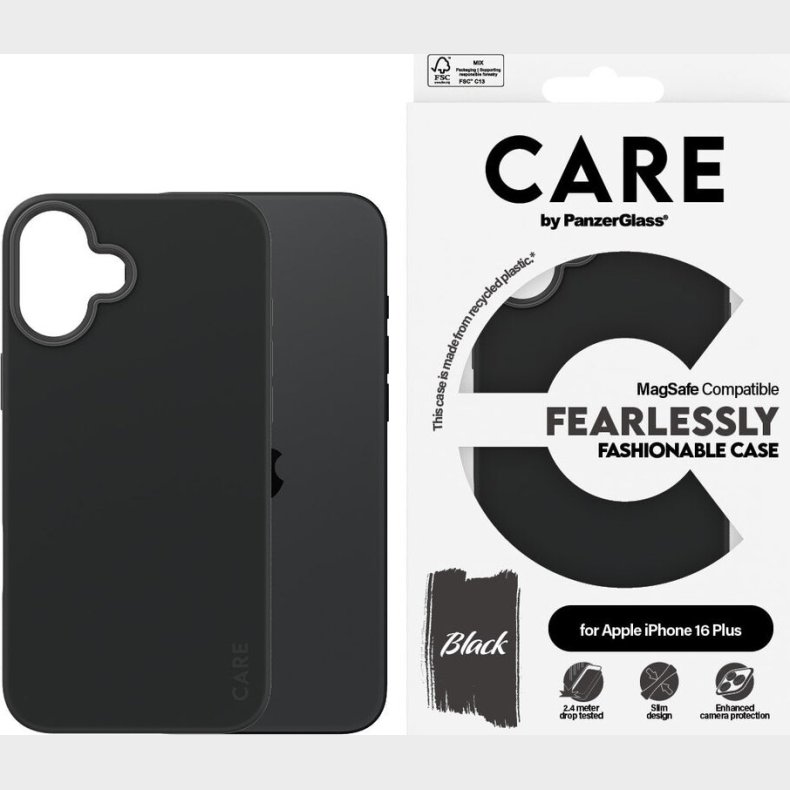 Care By Panzerglass - Iphone 16 Plus - Cover - Magsafe - Sort