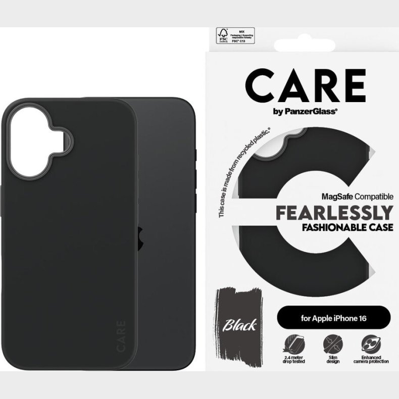 Care By Panzerglass - Iphone 16 - Cover - Magsafe - Sort
