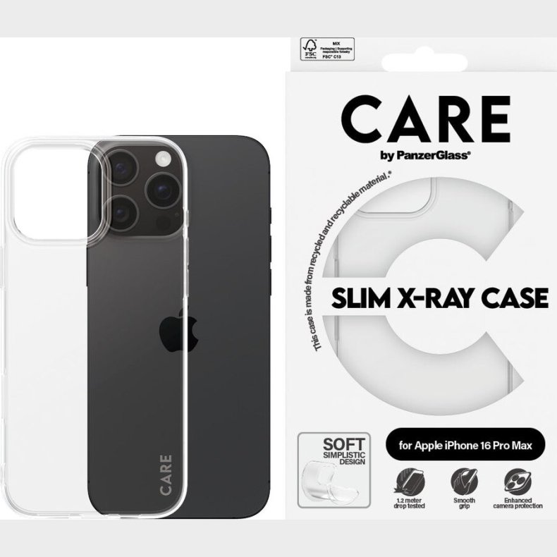 Care By Panzerglass - Iphone 16 Pro Max - Cover - Gennemsigtig