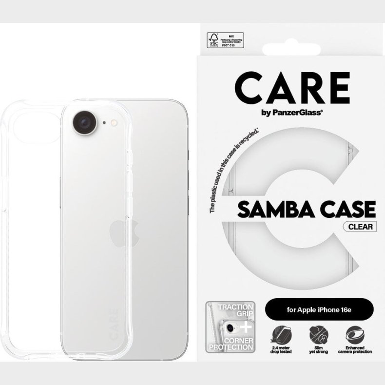 Care By Panzerglass - Case - Transparent - Iphone 16e