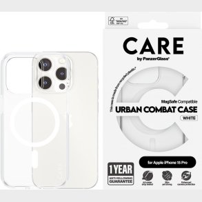 Care By Panzerglass - Iphone 15 Pro - Cover - Gennemsigtig Hvid