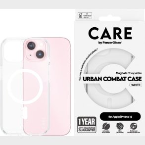 Care By Panzerglass - Iphone 15 - Cover Gennemsigtig Hvid