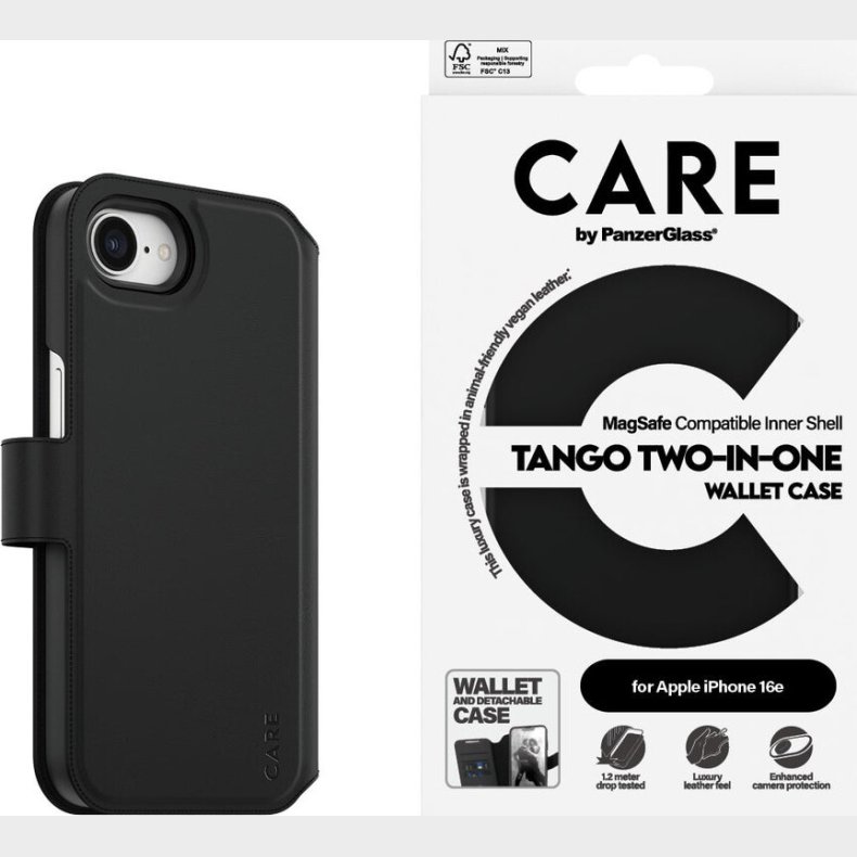 Care By Panzerglass - Case - Two-in-one Wallet - Iphone 16e