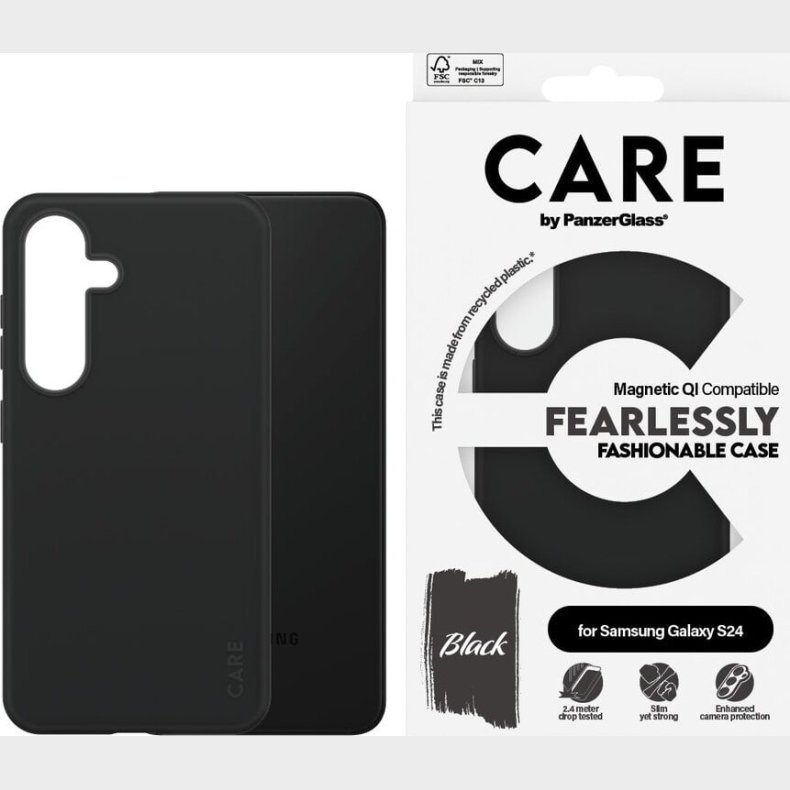 Care By Panzerglass - Samsung S24 - Cover - Qi - Sort