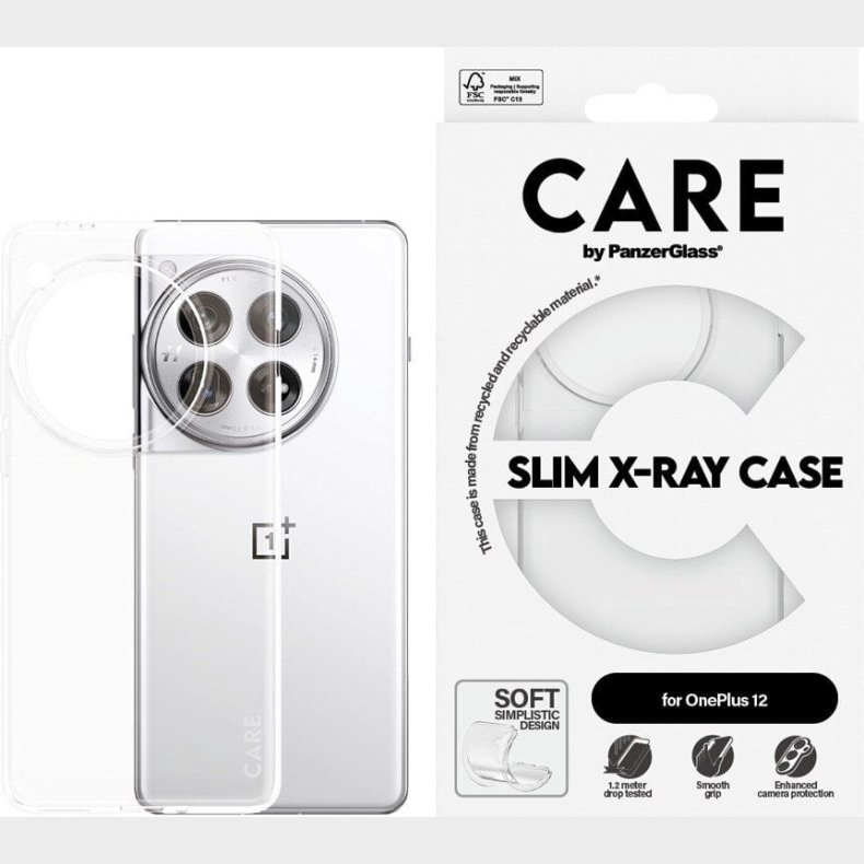 Care By Panzerglass - Oneplus 12 - Cover - Gennemsigtig