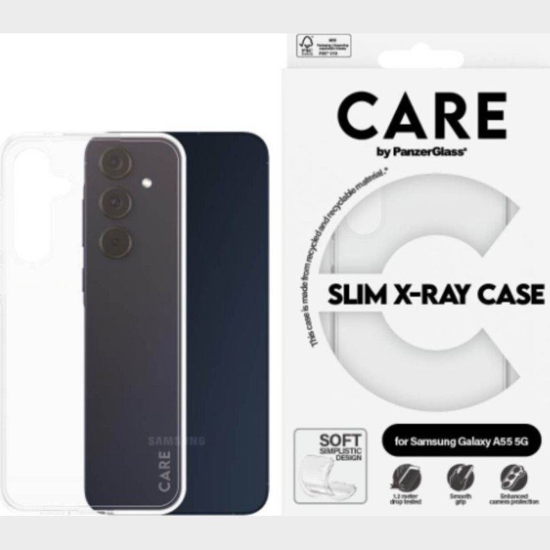 Care By Panzerglass - Samsung A55 5g - Cover - Gennemsigtig