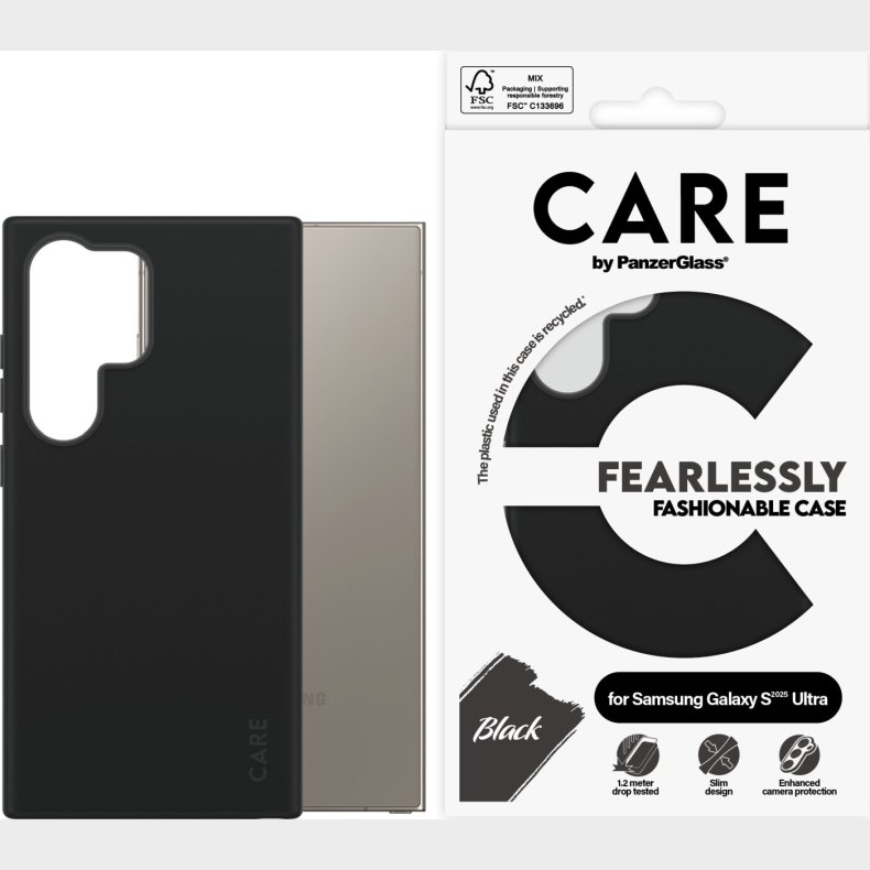 Care By Panzerglass - Samsung Galaxy S 2025 Ultra - Cover - Sort