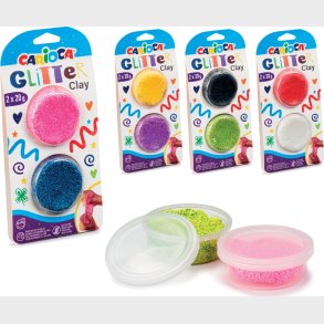 Carioca Glitter Modeler Voks 2 Stk