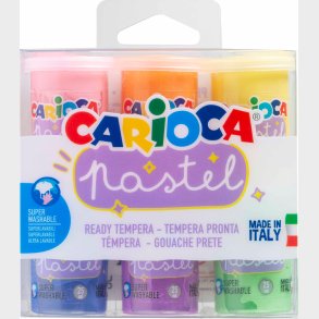 Carioca - Pastel Tempera Maling - 25 Ml - 6 Farver