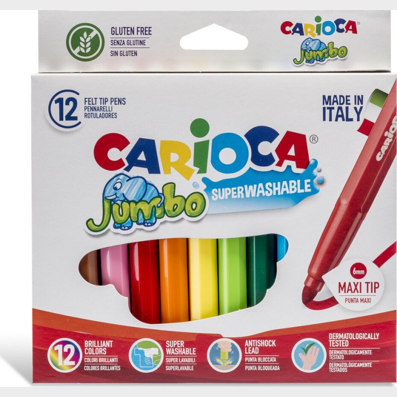 Carioca - Jumbo Super Washable Tusser - 12 Farver