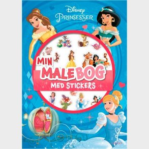 Carlsen - Malebog Med Klisterm�rker -  Disney Prinsesse - Bog