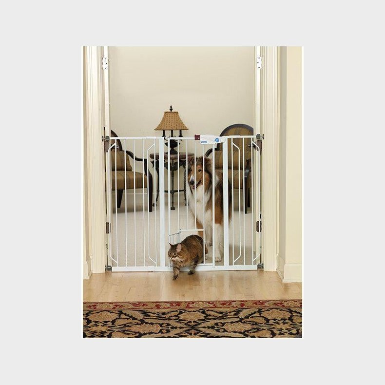 Carlson - Hundegitter - Xtra High Walk-thru - 81x76-112 Cm
