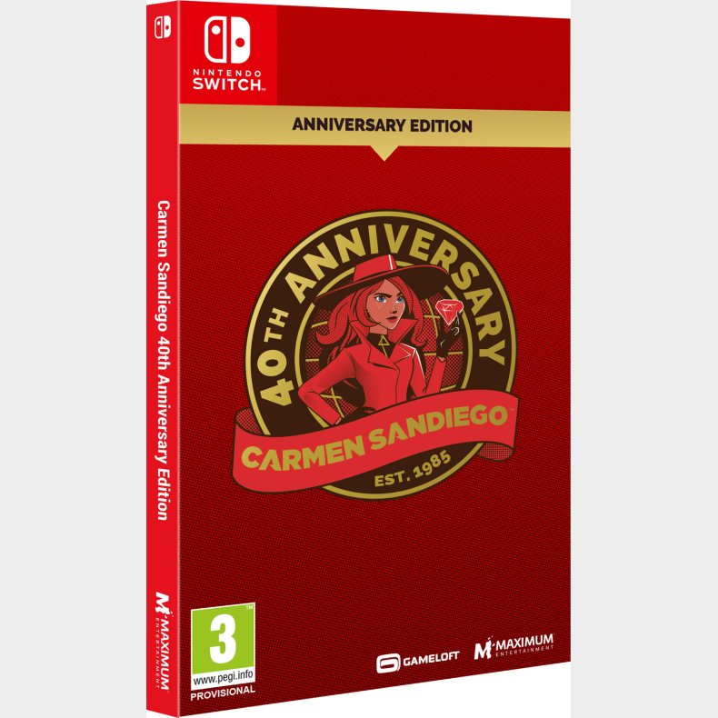 Carmen Sandiego 40th Anniversary Edition - Nintendo Switch