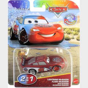 Disney Pixar - Cars - Color Changers - Lightning Mcqueen Bil