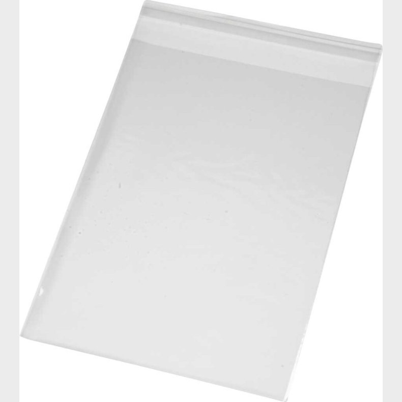 Cellofanposer - H 17,3 Cm - B 12,3 Cm - Tykkelse 25 My - 20 Stk.