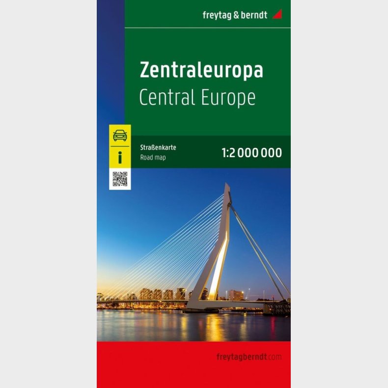 Freytag & Berndt - Central Europe Road Map - English book