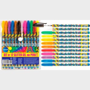 Centrum Glitter Gel Pen 12 Assorterede