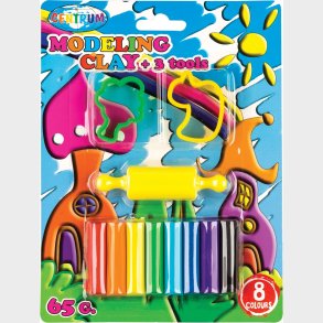 Centrum Modellervoks 8 Farver + Vrktj