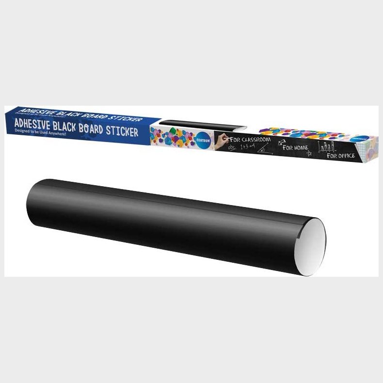 Centrum Selvklbende Kridttavle A2 - Sort