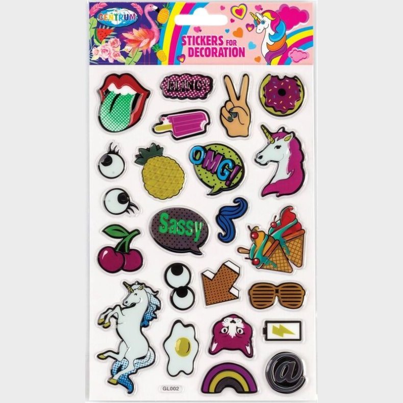 Centrum Stickers Puffy