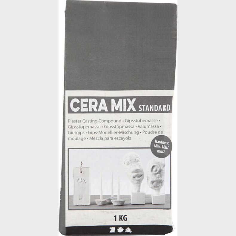 Cera-mix Standard Modelgips - Lys Gr - 1 Kg