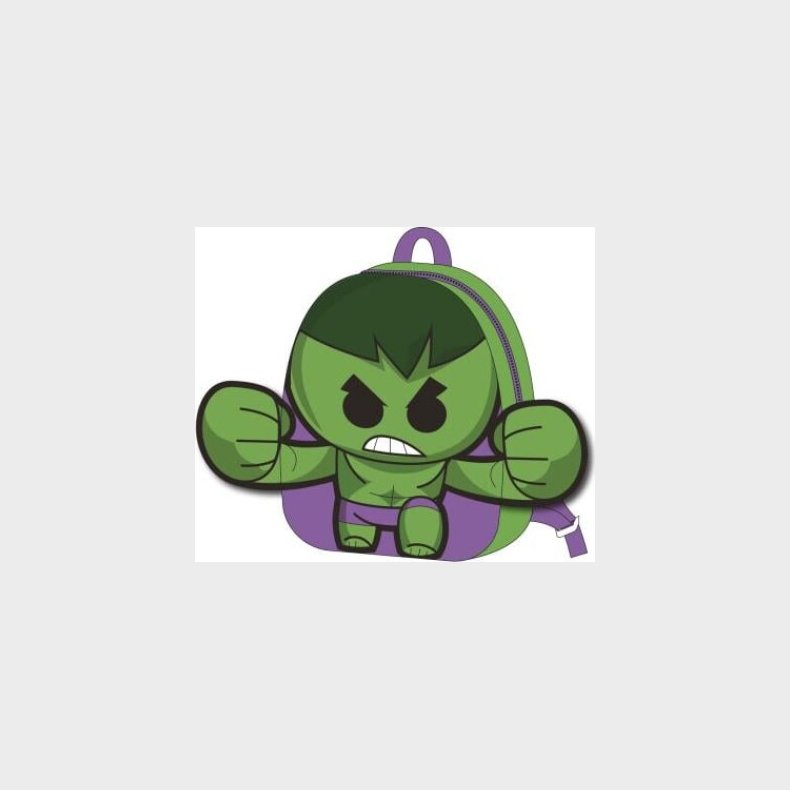 Hulk - Brnehave Rygsk - Plys - Grn