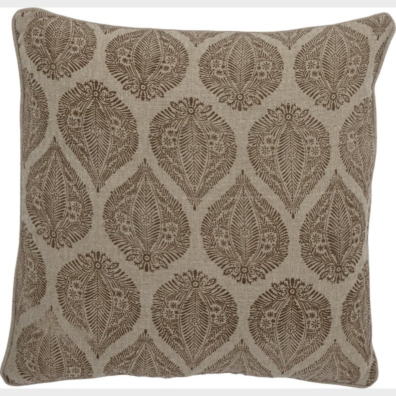 Creative Collection - Cergy Pude - Brun - Bomuld - 50x50 Cm